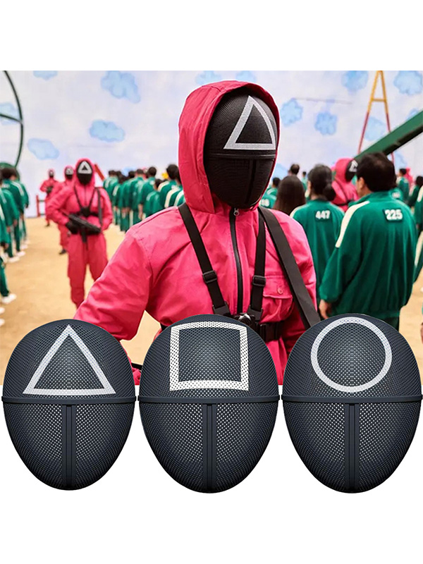 Squid Game Costume Emulsion Mask (including mask)