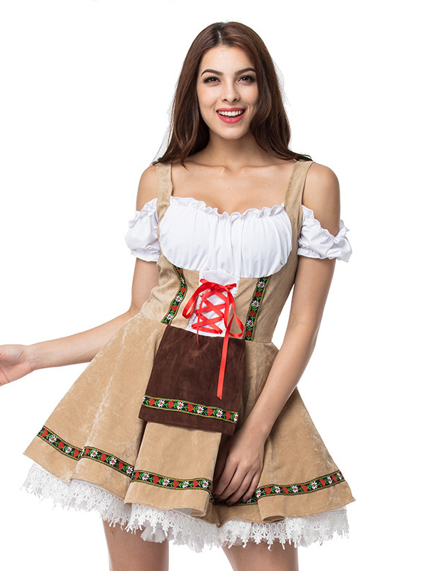 Women Sexy Beer Girl Halloween Costume (including fancy dress)