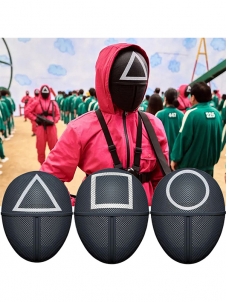 Squid Game Costume Emulsion Mask (including mask)