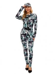 Women Camouflage International Costume (including jumpsuit)