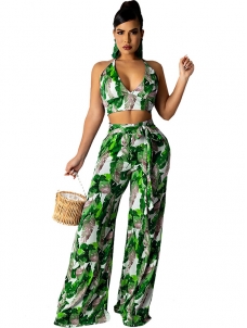 Women Sleeveless Sexy Backless Jumpsuit