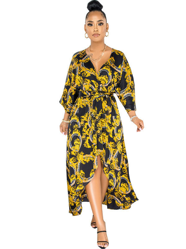 Women Short Front Long Back Maxi Dress