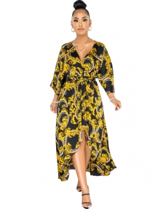 Women Short Front Long Back Maxi Dress