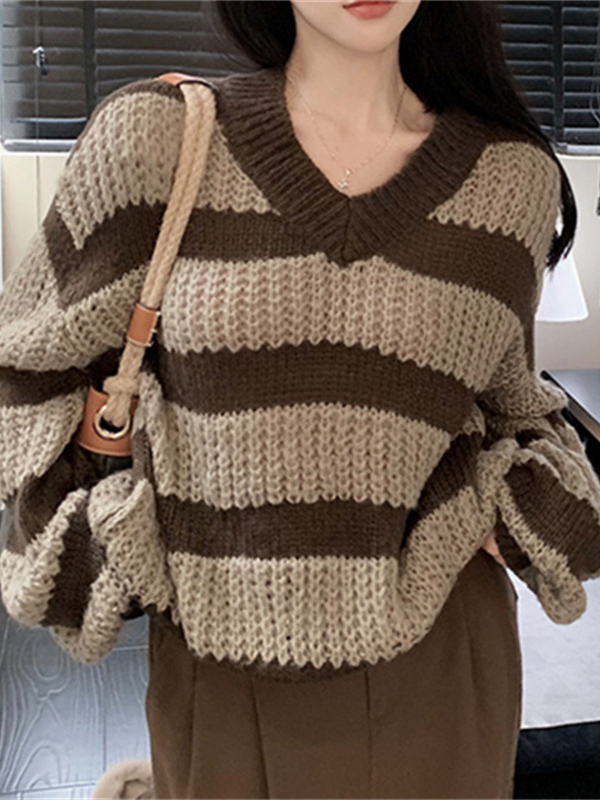 Women Long Sleeve Sweater Tops