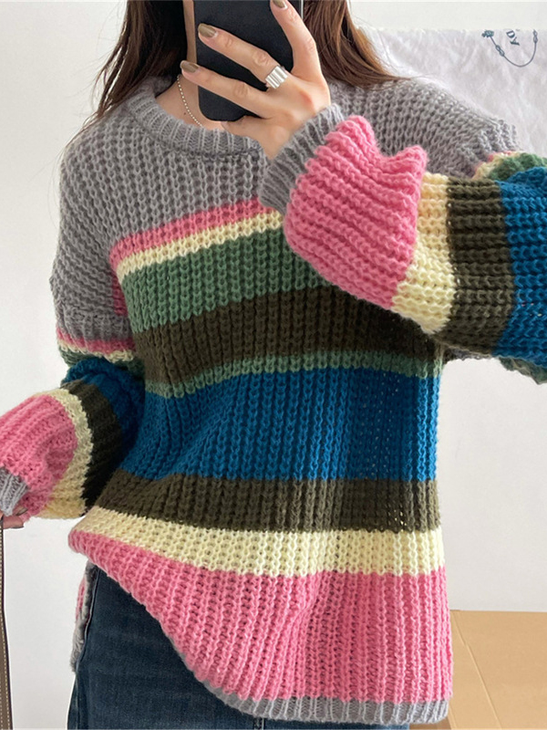 Women Long Sleeve Sweater Tops