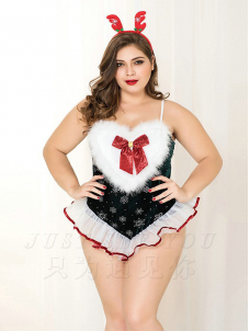 Women Christmas Sexy Costume Lingerie (including lingerie)
