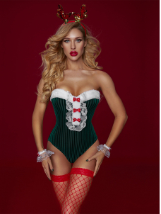 Women Christmas Sexy Costume Lingerie (including lingerie)