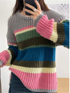 Women Long Sleeve Sweater Tops