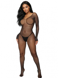 Women Fishnet Jumpsuit Lingerie