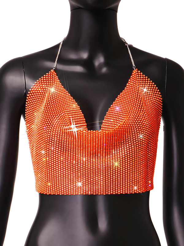 Sexy Sparkly Sequins Tank Top