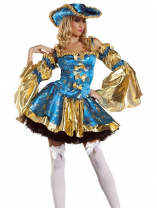 Women Pirate Costume Fancy Dress (including fancy dress)