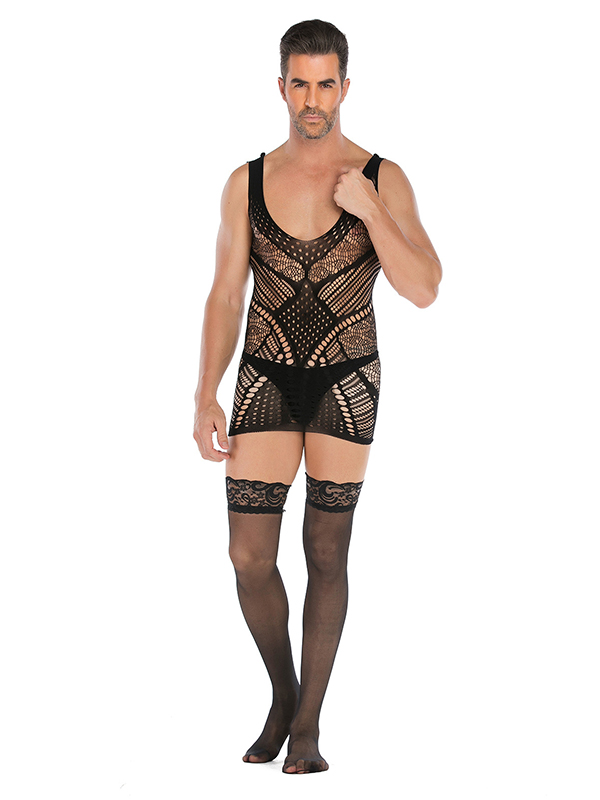Men Sexy Fishnet Lingerie