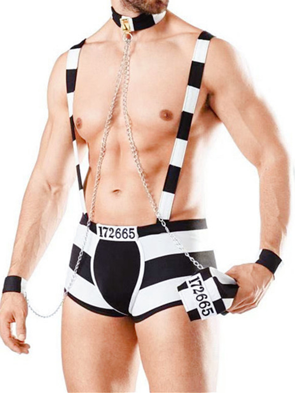 Men Sexy Rober Costume Lingerie (including lingerie)