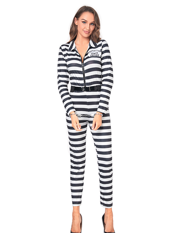 Women Robber Halloween Costume Jumpsuit (including jumpsuit)