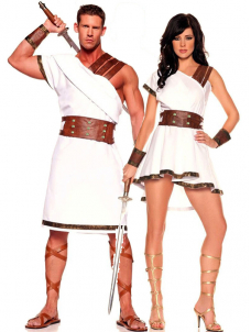 Women Men Roman Fighter Costume (including fancy dress)