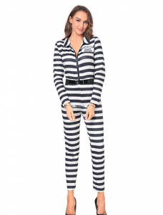 Women Robber Halloween Costume Jumpsuit (including jumpsuit)