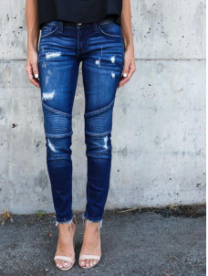 Women Sexy Long Denim Pant