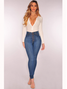 Women Sexy Long Denim Pant