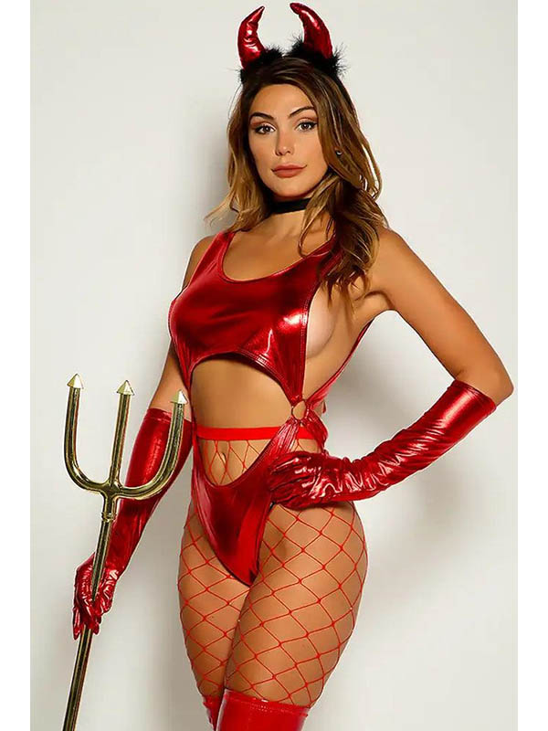 Halloween Carnival  Women Devil Jumpsuit