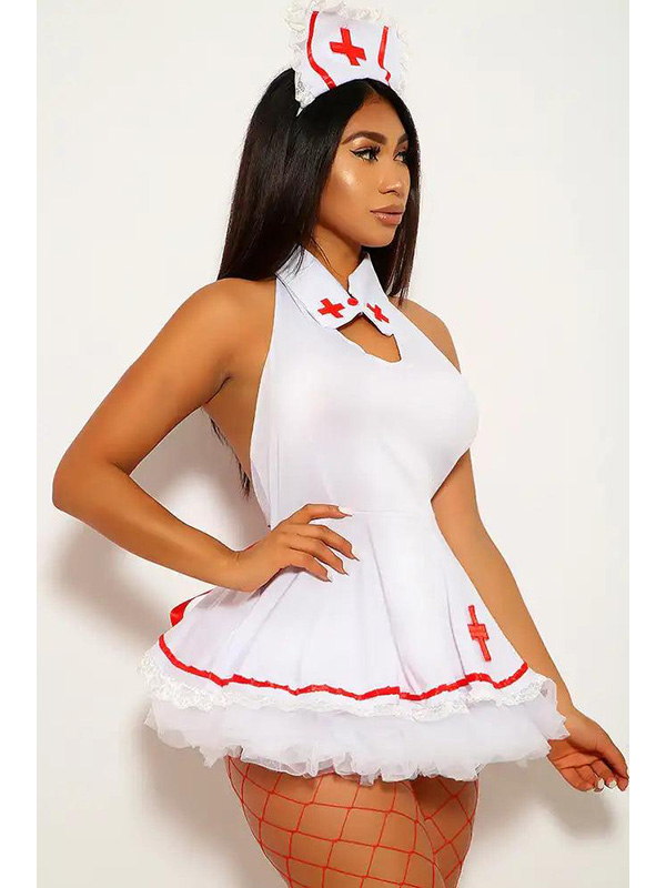 Women Sexy Nurse Halloween Costume