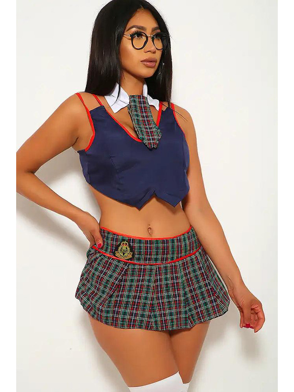 Women Sexy School Girl Halloween Costume Lingerie