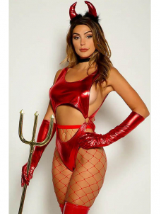 Halloween Carnival  Women Devil Jumpsuit