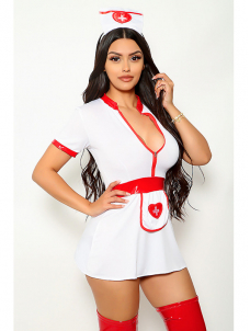 Women Sexy Nurse Halloween Costume