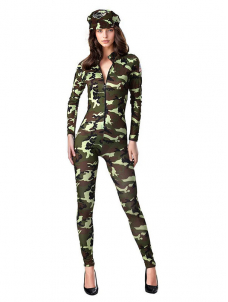 Women Sexy Army Costume