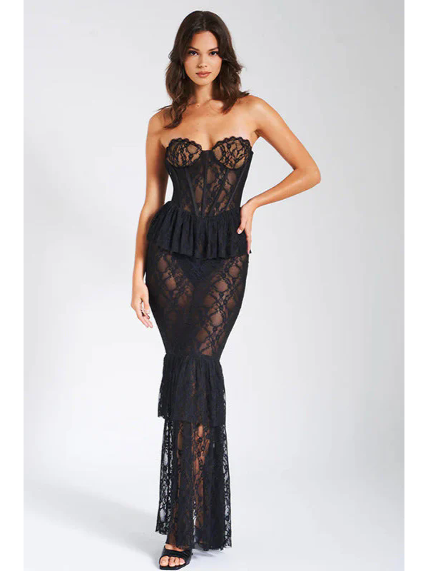Women Sexy Off Shoulder Maxi Dress