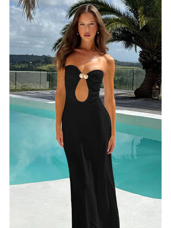 Women Sexy Off Shoulder Maxi Dress
