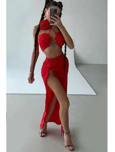 Women Sexy Halter Maxi Dress