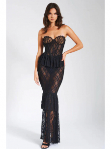 Women Sexy Off Shoulder Maxi Dress